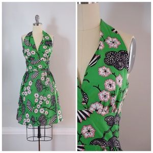 Vintage 50s 60s Halter Dress